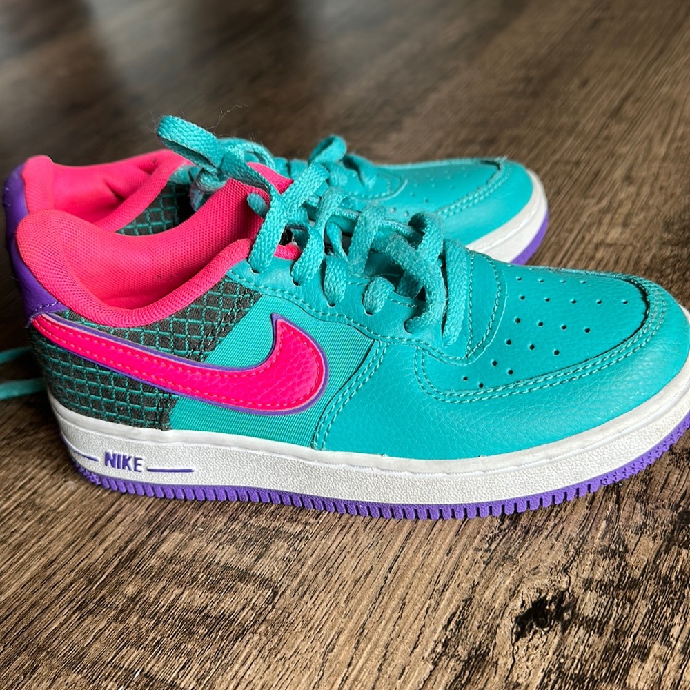 Kids Air Force ones multi color